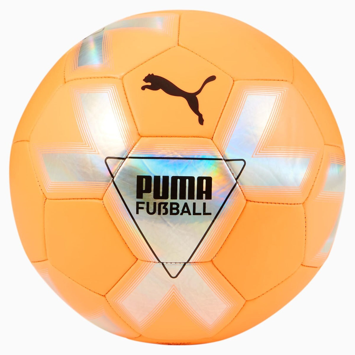 Puma Cage Training Ball - Neon Citrus-Silver (Front)