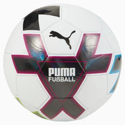 Puma Cage Training Ball - White-Black-Ocean Dive (Front)