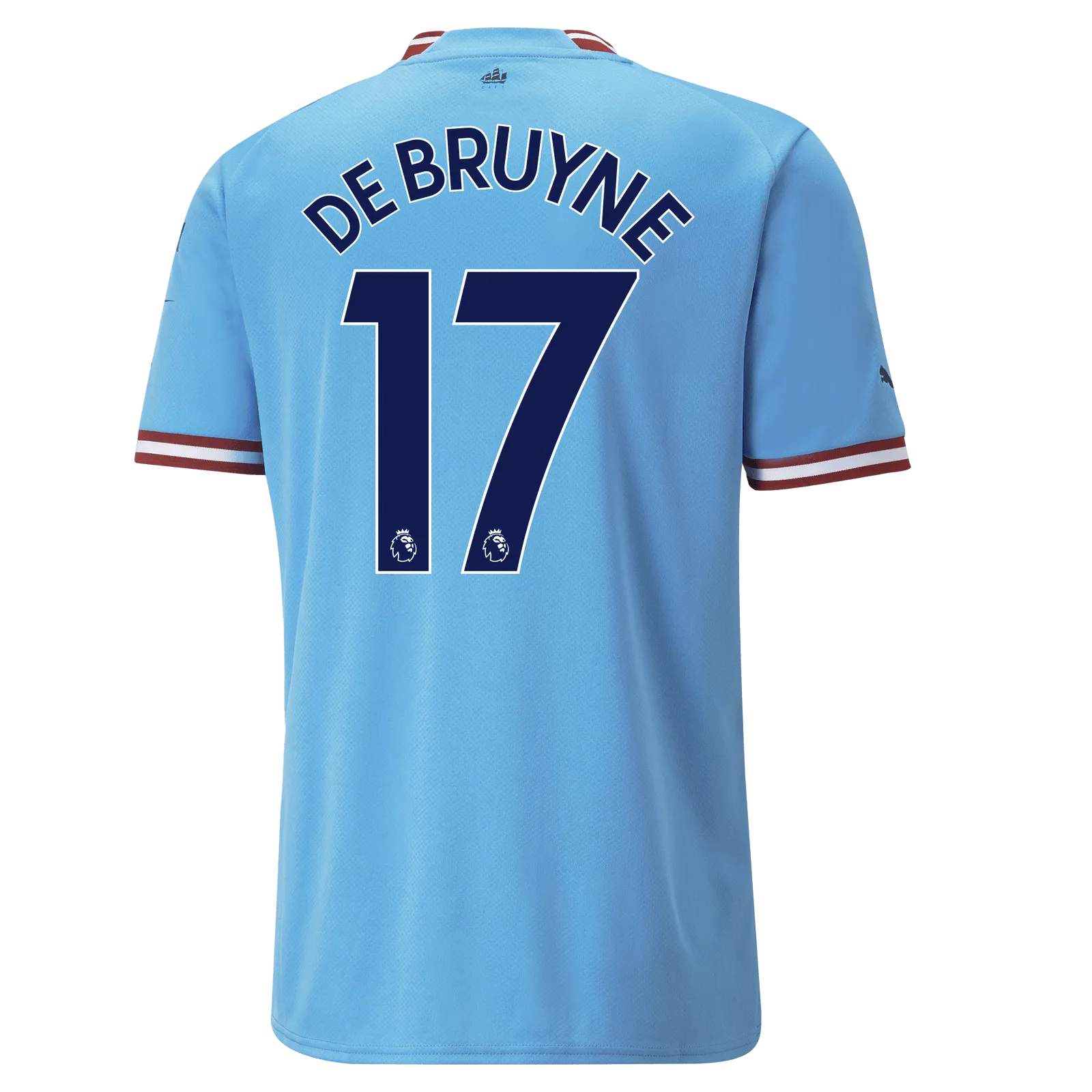 Puma 2022-23 Manchester City Home Jersey - Light Blue-Intense Red