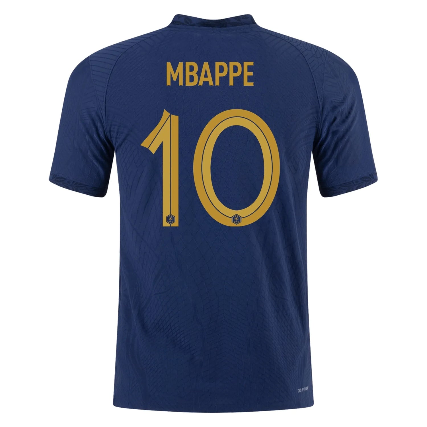 Nike 2022-23 France Home Vapor Match Authentic Jersey Navy-Gold