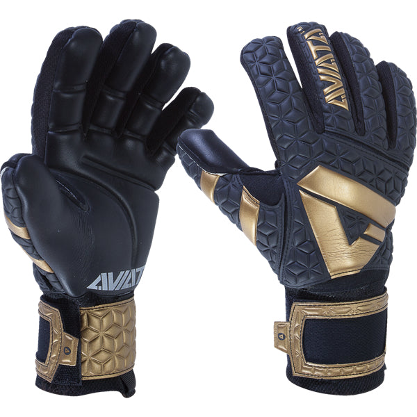 Aviata Viper Deluxe Goalkeeper Gloves-Black/Gold