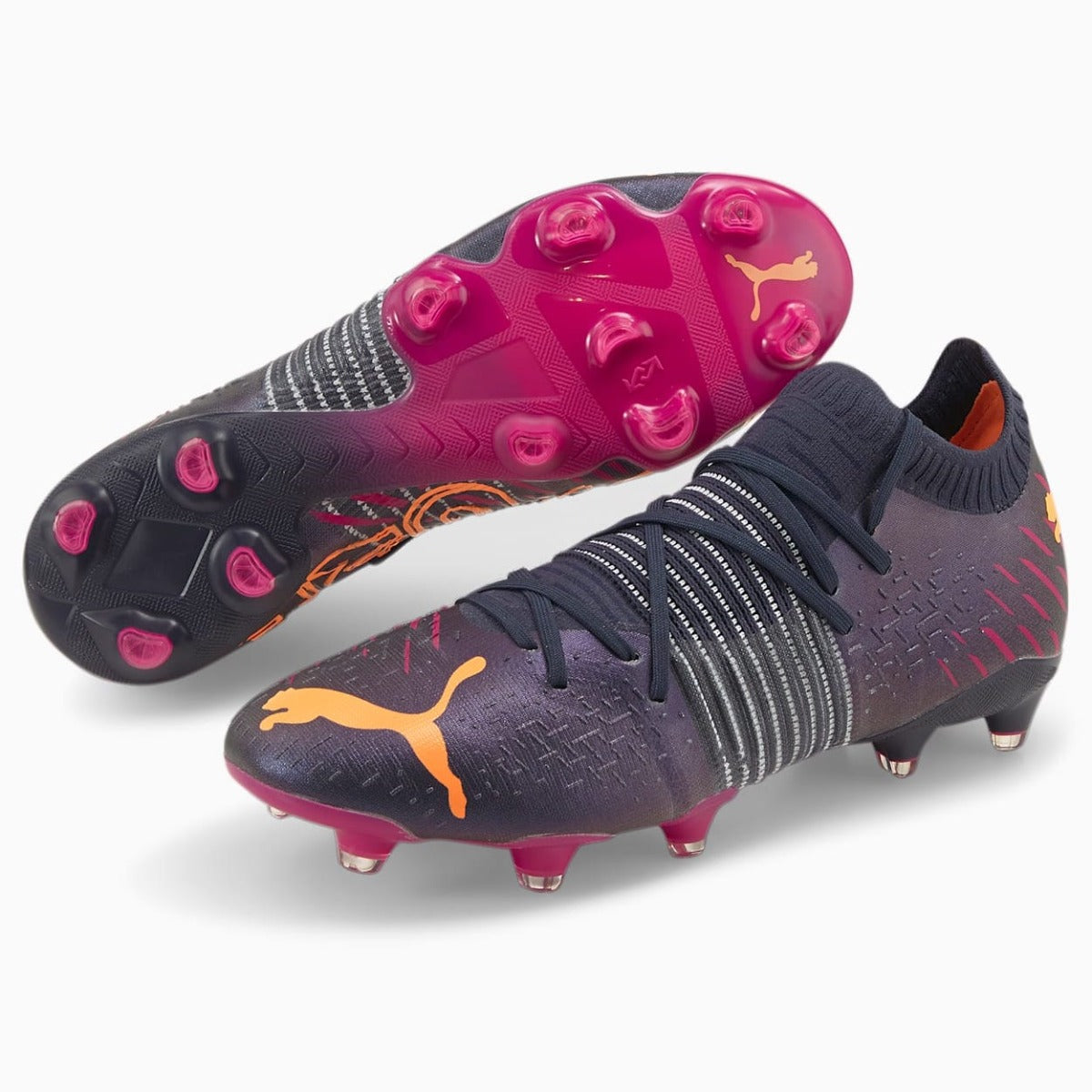 Puma Future Z 1.2 FG-AG - Parisia-Neon Citrus-Fuchsia (Pair)
