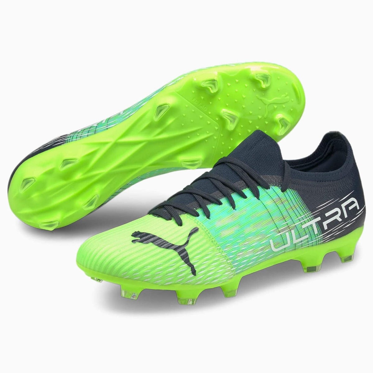 Puma Ultra 3.3 FG-AG - Green Glare Aqua (Pair)