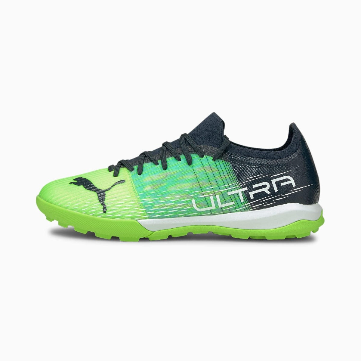 Puma Ultra 3.3 Turf - Green Glare-Aqua (Side 1)
