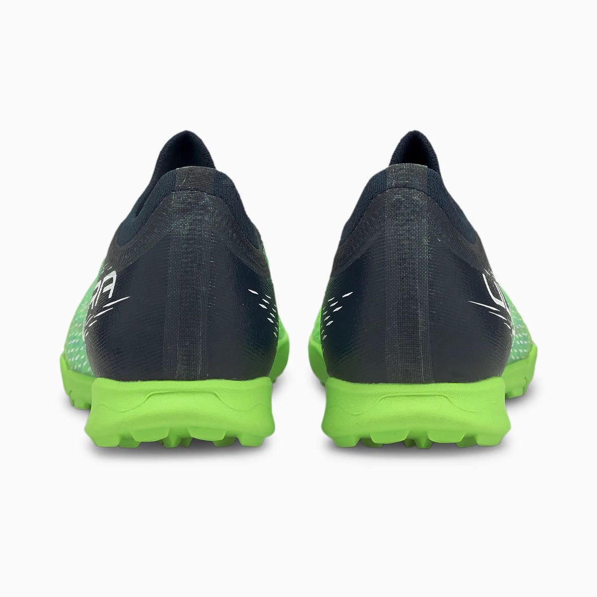 Puma JR Ultra 3.3 Turf - Green Glare-Aqua (Pair - Back)