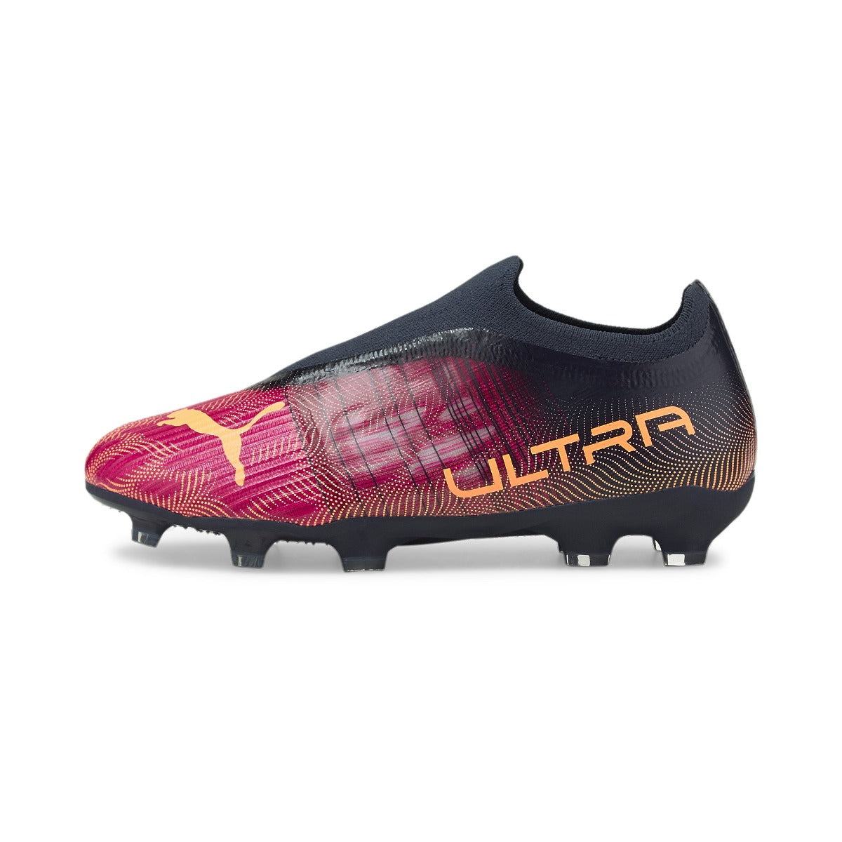 Puma JR Ultra 3.4 FG-AG - Fuchsia-Neon Citrus (Side 1)