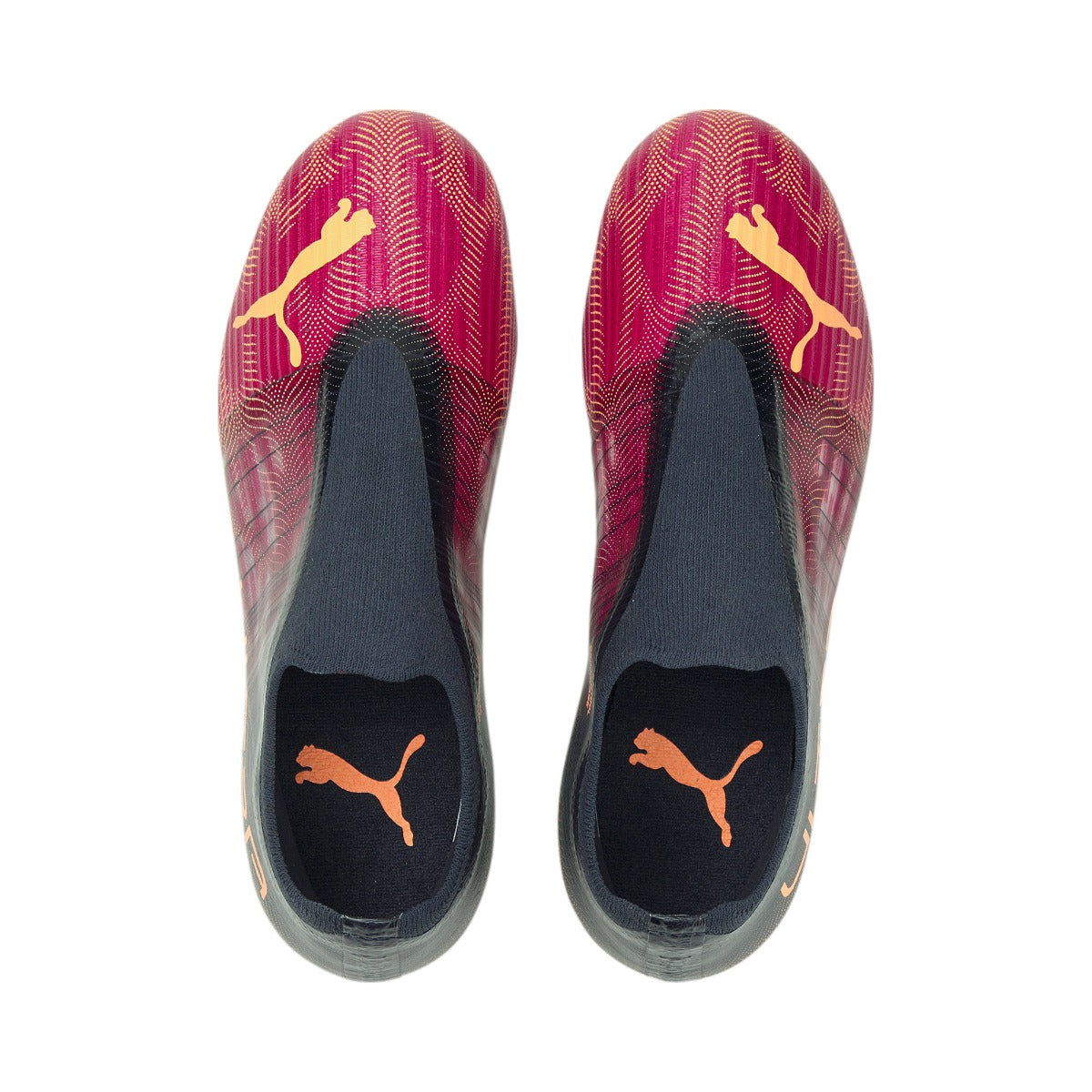 Puma JR Ultra 3.4 FG-AG - Fuchsia-Neon Citrus (Pair - Top)