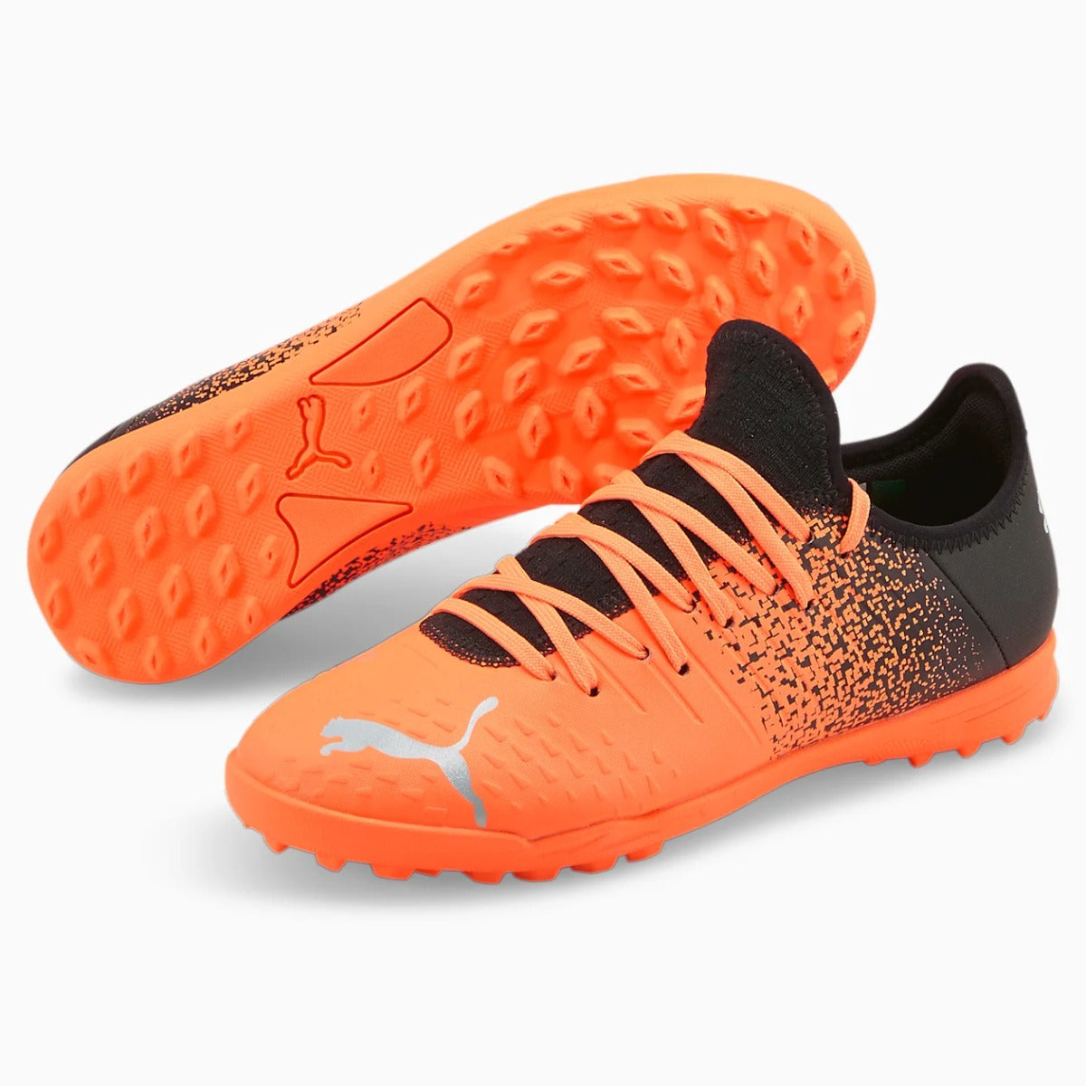 Puma JR Future Z 4.3 Turf - Neon Citrus-Silver-Black (Pair)