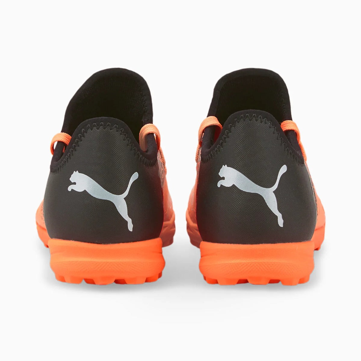 Puma JR Future Z 4.3 Turf - Neon Citrus-Silver-Black (Pair - Back)