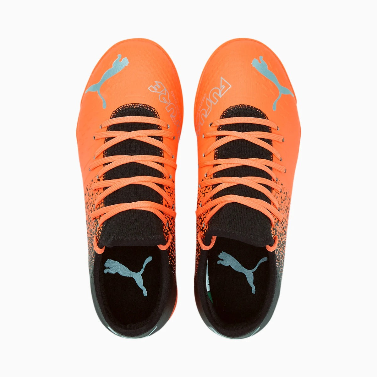 Puma JR Future Z 4.3 Indoor - Neon Citrus-Silver-Black (Pair - Top)