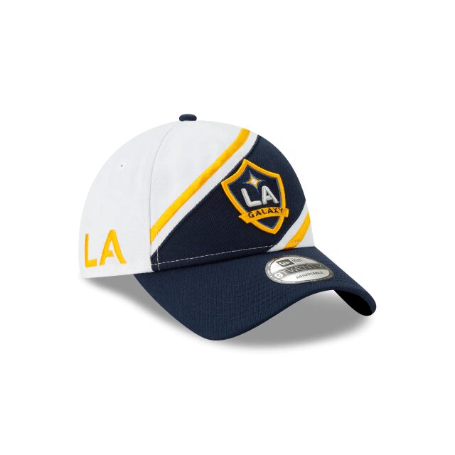 New Era LA Galaxy Jersey Hook Home 920 Adjustable Hat - White-Navy (Diagonal 2)