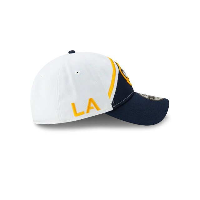 New Era LA Galaxy Jersey Hook Home 920 Adjustable Hat - White-Navy (Side 2)