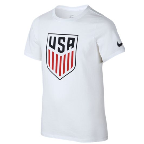 Nike USA 2016 Youth Crest Tee White