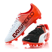 Puma JR evoSpeed 1.5 Tricks FG Black-White-Red
