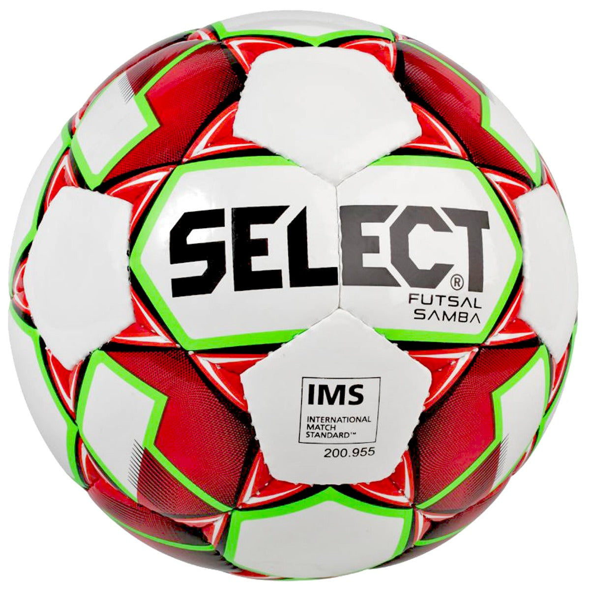 Select Samba Futsal Ball - White-Red