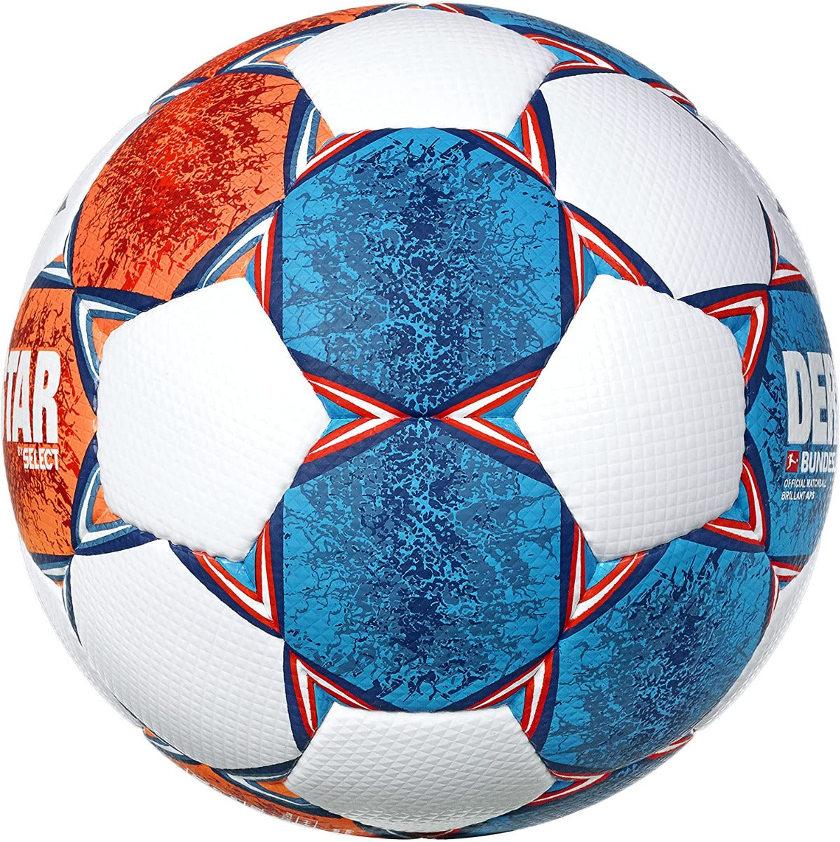 Select Derbystar Brilliant APS Bundesliga Fifa Ball - White-Blue-Orange (Side 3)