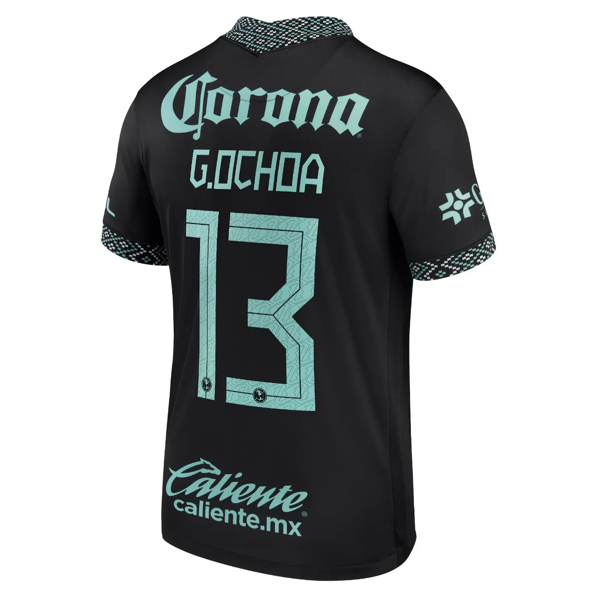 Nike 2022 Club America Women Third Jersey - Black-Healing Jade