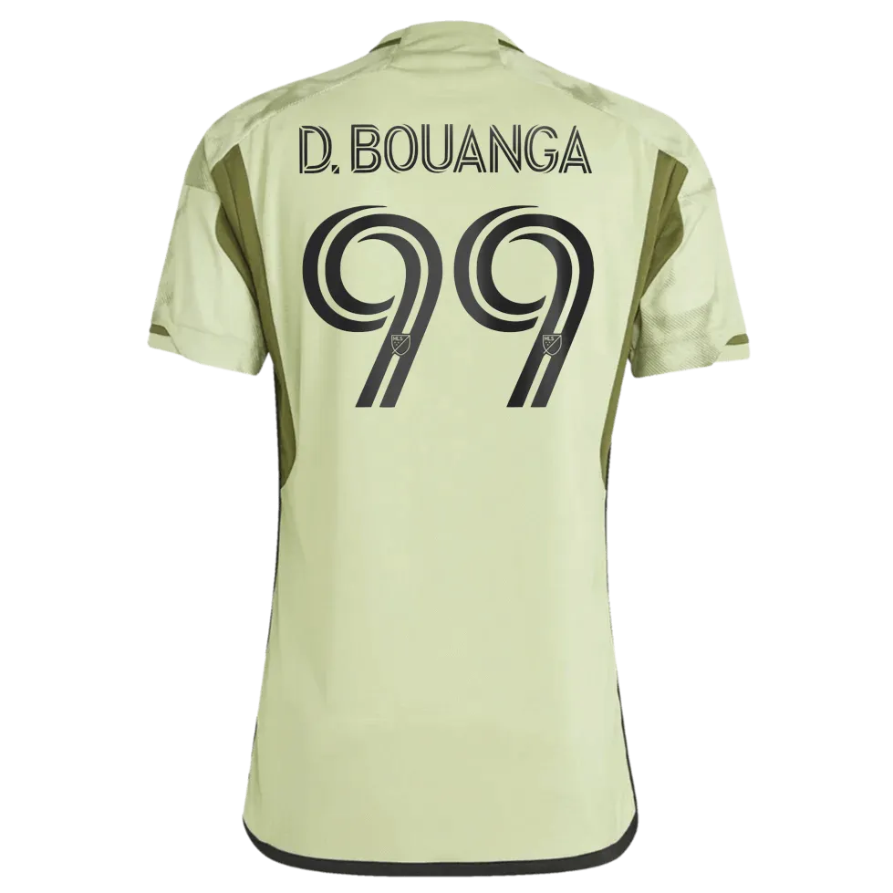 adidas 2023-24 LAFC Authentic Away Jersey - Magic Lime-Tent Green