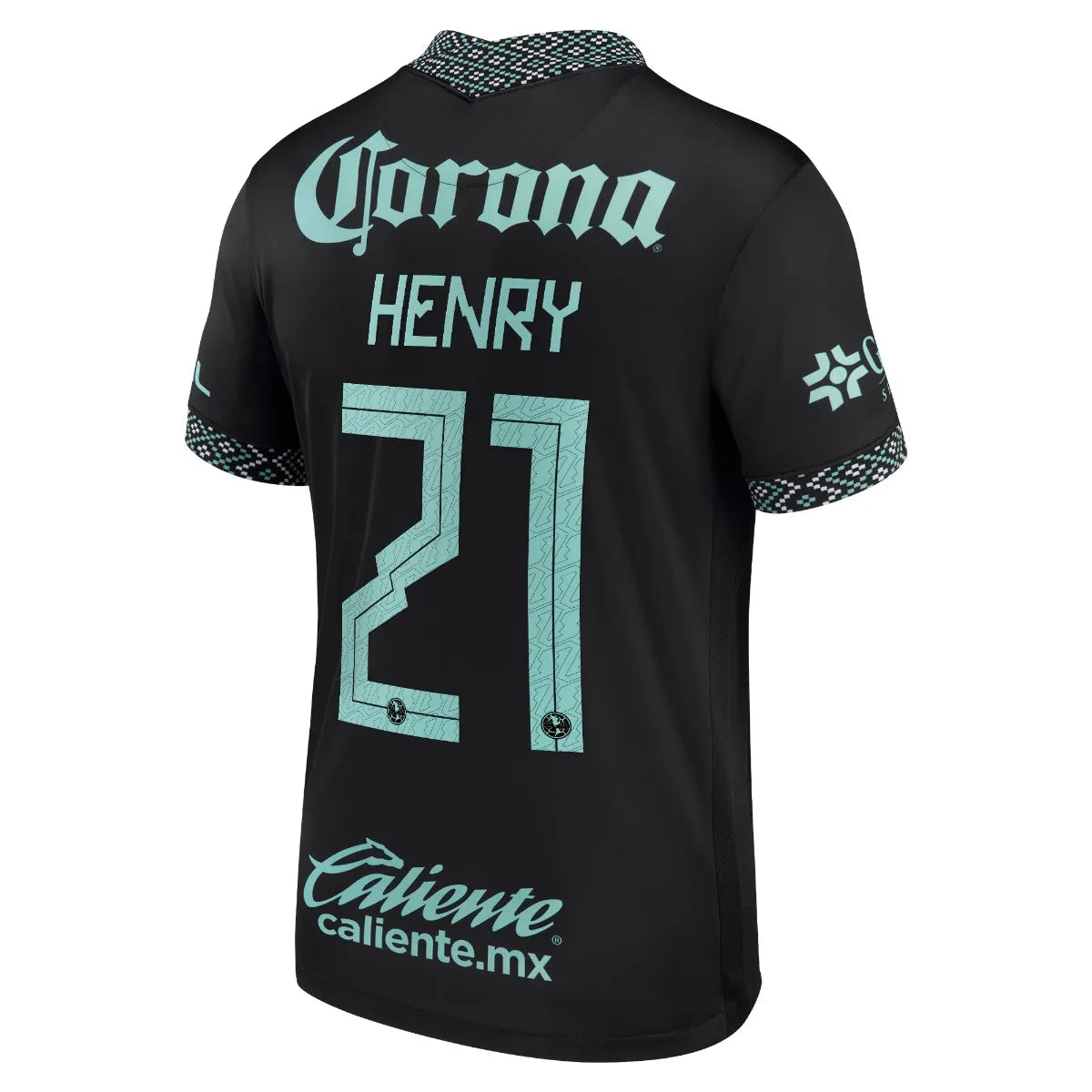 Nike 2022 Club America Women Third Jersey - Black-Healing Jade