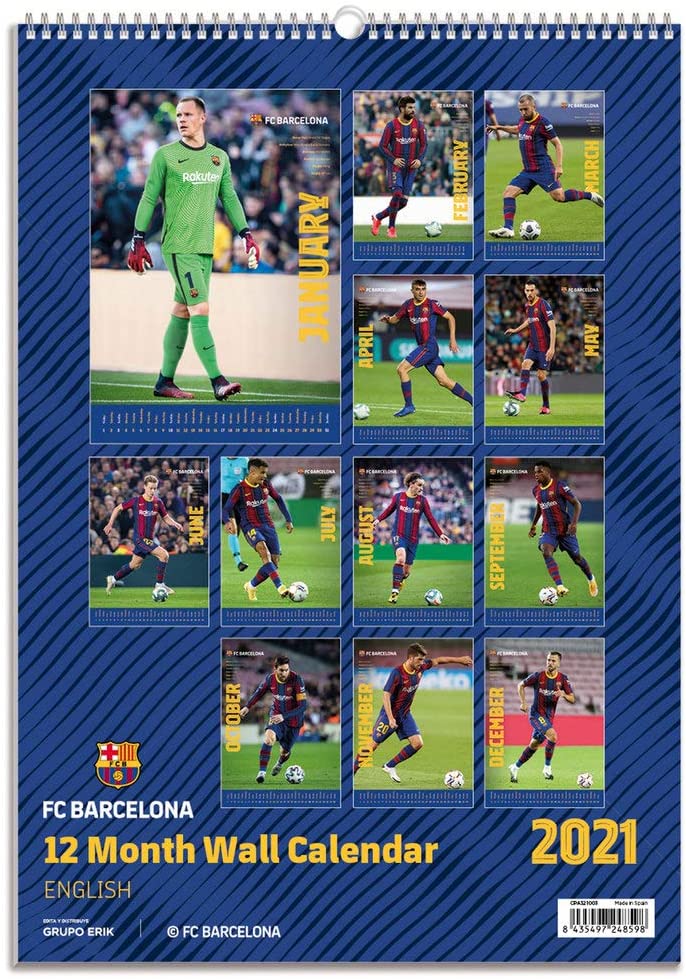 Barcelona 2021 Official Calendar