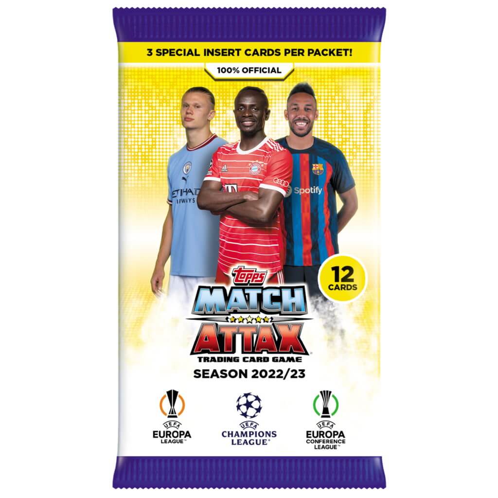 2022-23 Topps Match Attax UEFA Champions League Cards BOX (Packet 1)