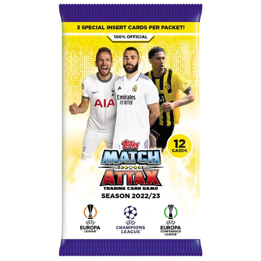 2022-23 Topps Match Attax UEFA Champions League Cards Packet (Packet 1)