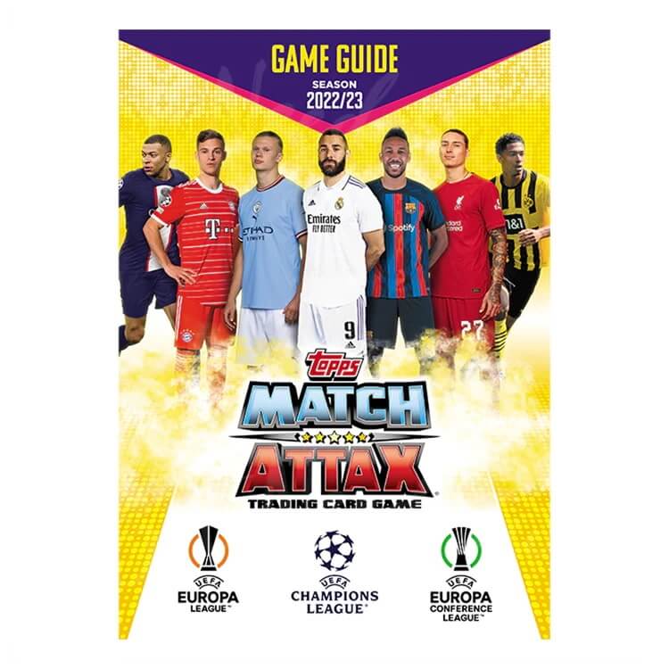 2022-23 Topps Match Attax UEFA Champions League Cards Starter Pack (Front)