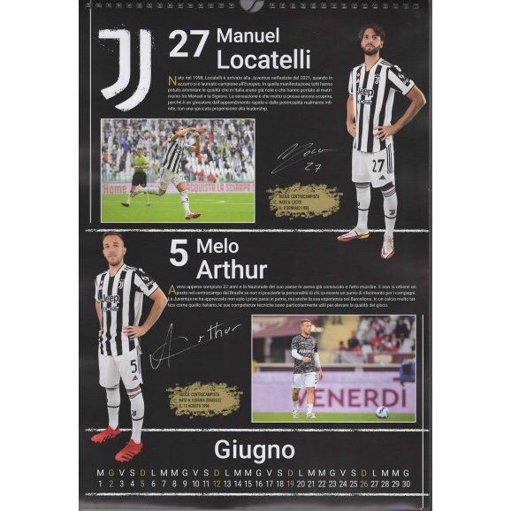 Juventus 2022 Official Calendar (Individual)