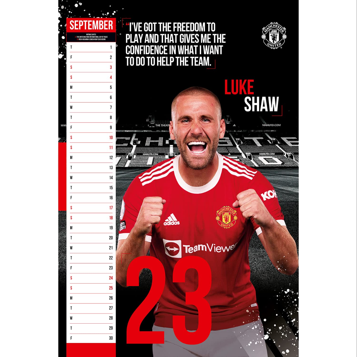 Manchester United 2022 Official Calendar (Individual 1)