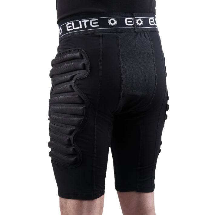 Elite Sport Elite Sport Basic Defensive Shield Youth Compression Shorts -Black (Back)