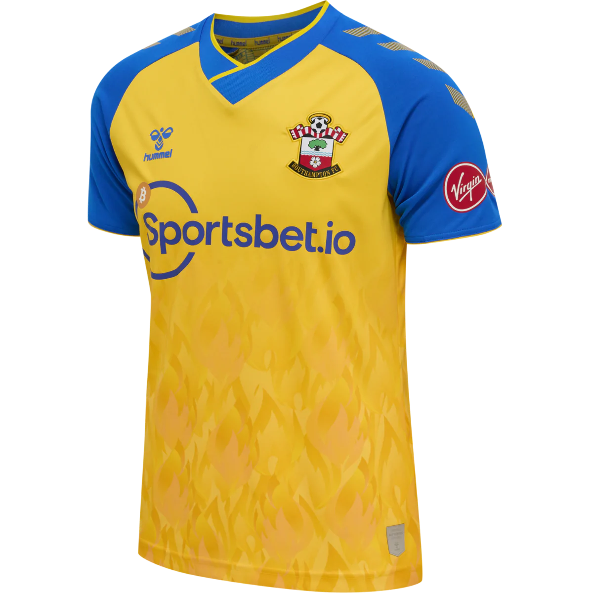 Hummel 2021-22 Southampton Away Jersey - Yellow-Royal