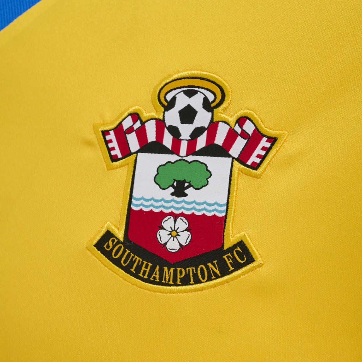 Hummel 2021-22 Southampton Away Jersey - Yellow-Royal (Detail 3)