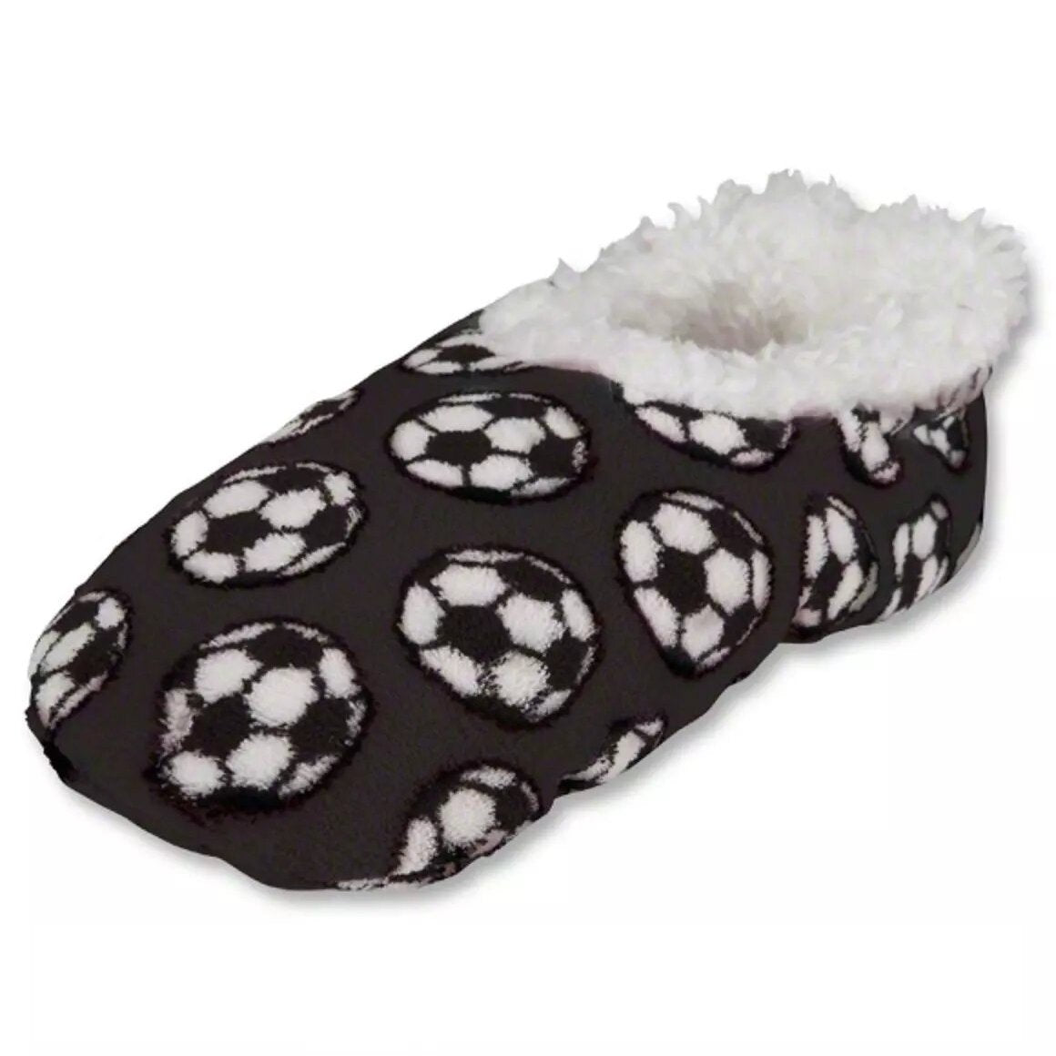 Snoozies Children Foot Covering - Black-White