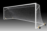 Kwik Goal FUSION® High School Match Soccer Goal with Swivel Wheels