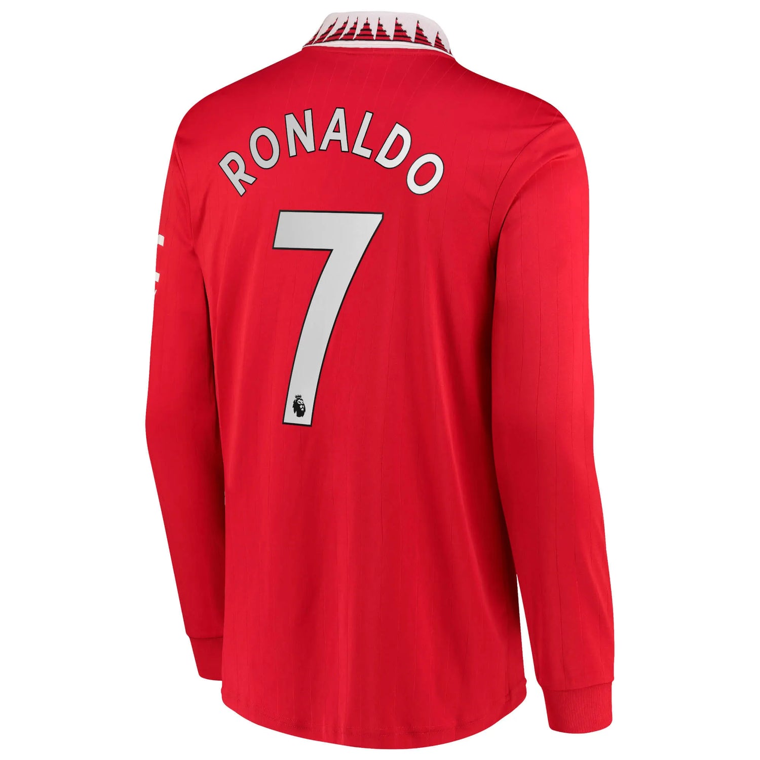 adidas 2022-23 Manchester United Home Long Sleeve Jersey - Red-White