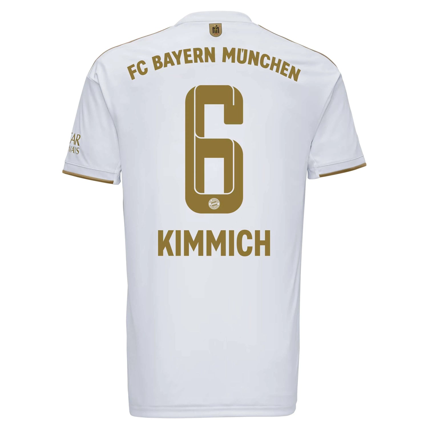 adidas 2022-23 Bayern Munich Away Jersey - White-Gold