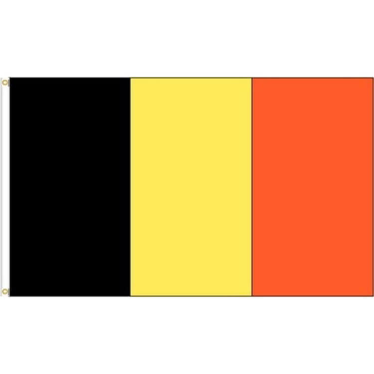 3x5 Country Flag - Belgium (Front)