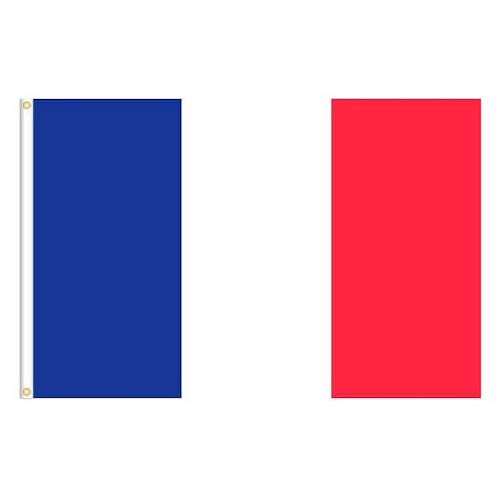 3x5 Country Flag - France (Front)