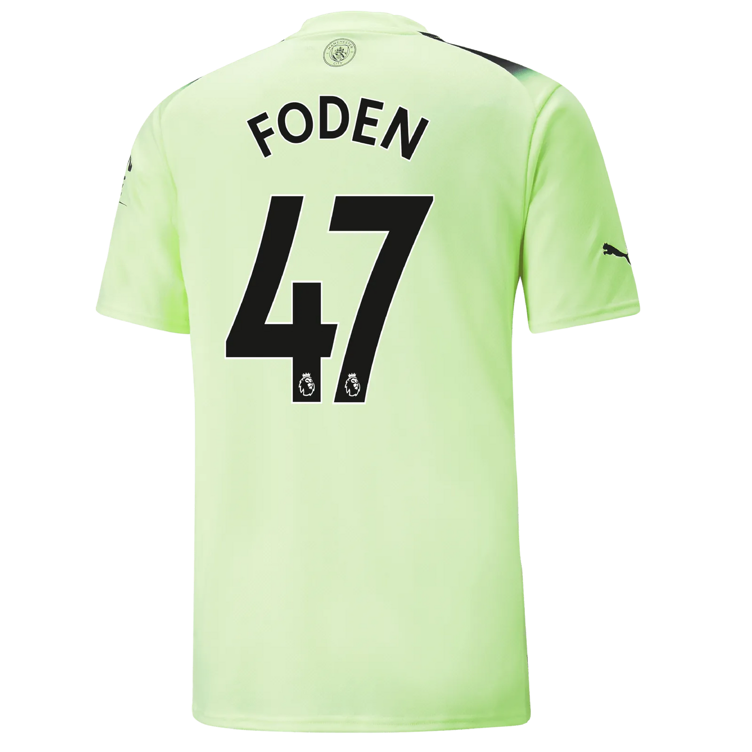 Puma 2022-23 Manchester City Third Jersey - Fizzy Light-Parisian Night