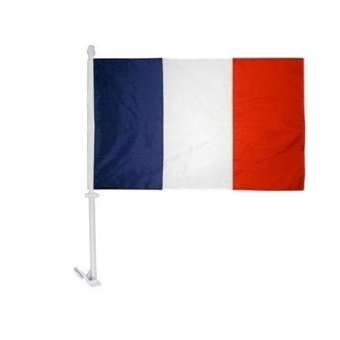France 12x18 Car Flag (Main)