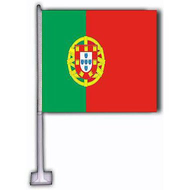 Portugal 12x18 Car Flag
