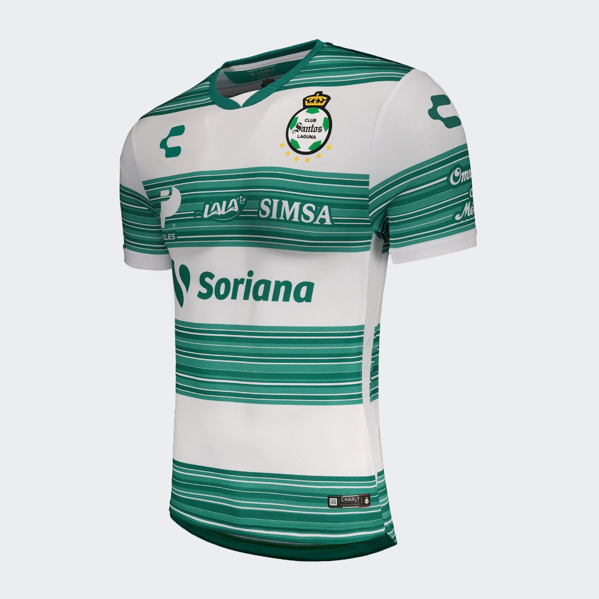 Charly 2020-21 Santos Home Jersey - White-Green