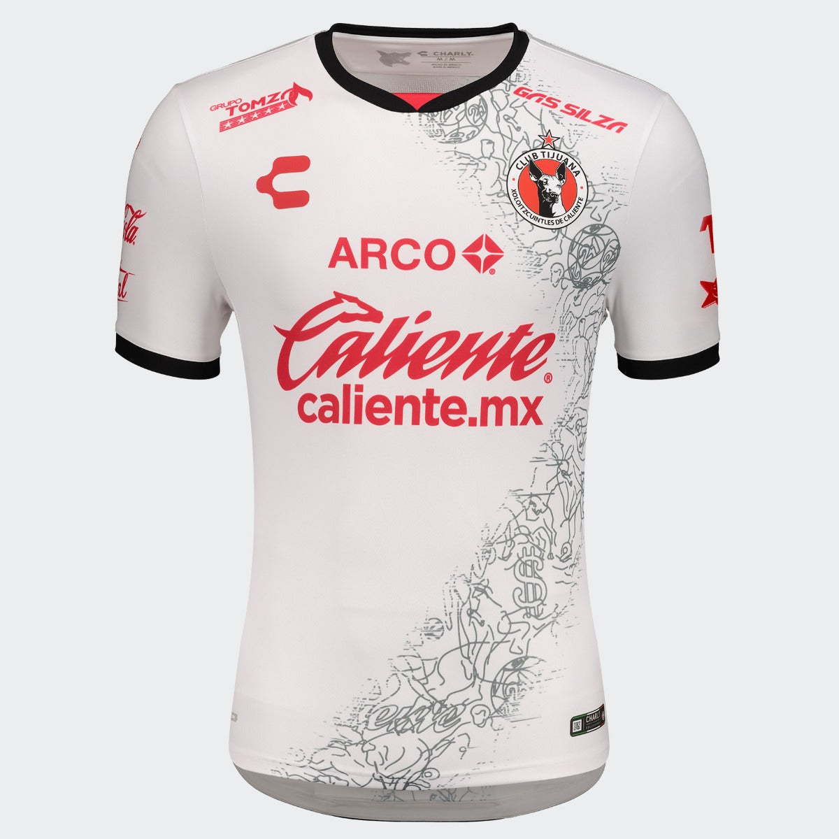Charly 2020-21 Xolos Away Jersey - White-Red