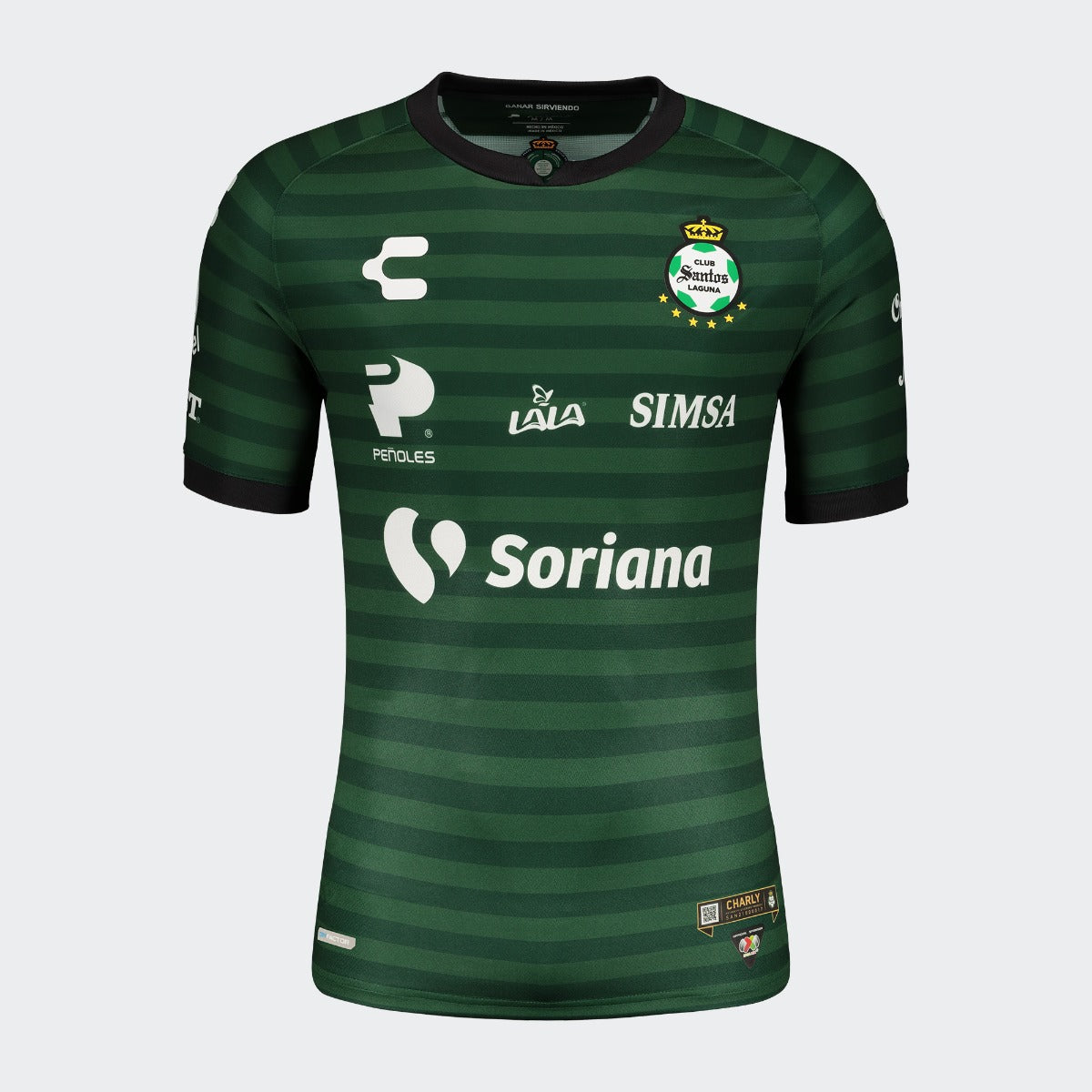 Charly 2021-22 Santos Laguna Away Jersey - Green (Front)