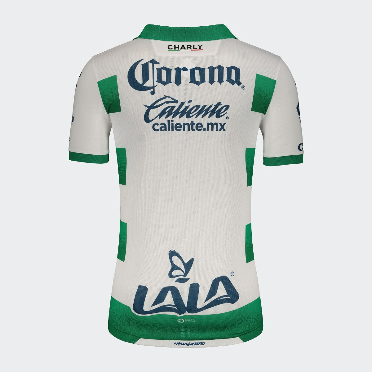 Charly 2021-22 Santos Laguna Home jersey - White-Green (Back)
