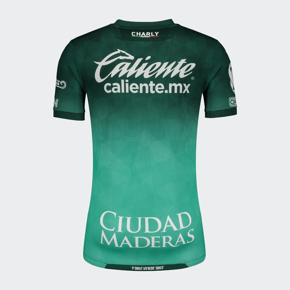 Charly 2021-22 Leon Home Jersey - Green (Back)