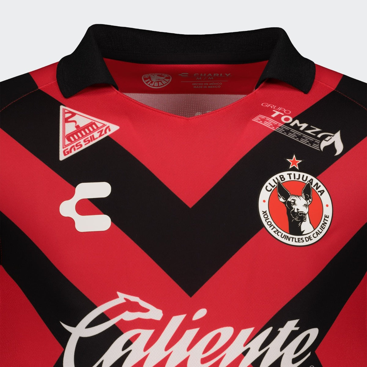 Charly 2021-22 Club Tijuana Home Jersey - Red-Black (Detail 1)