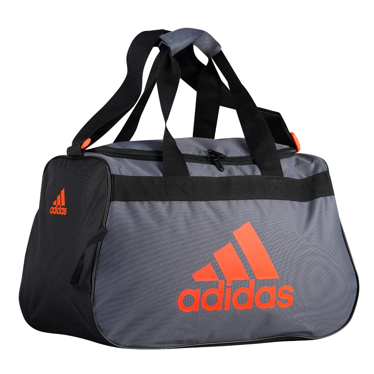 Adidas Diablo Small Duffel Bag Onix-Solar Red (Front)
