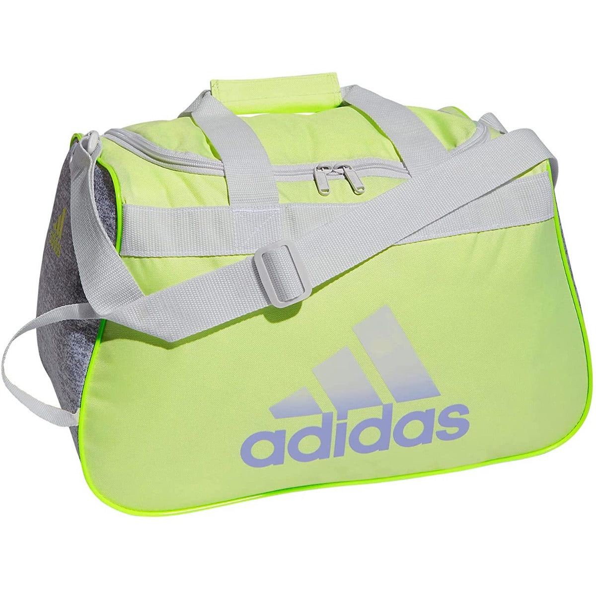 Adidas Diablo Small Duffel Bag Lime Green-Grey (Front)