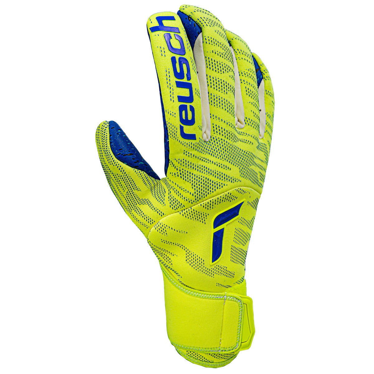 Reusch Pure Contact Fusion Goalkeeper Gloves - Volt-Royal (Single - Outer)